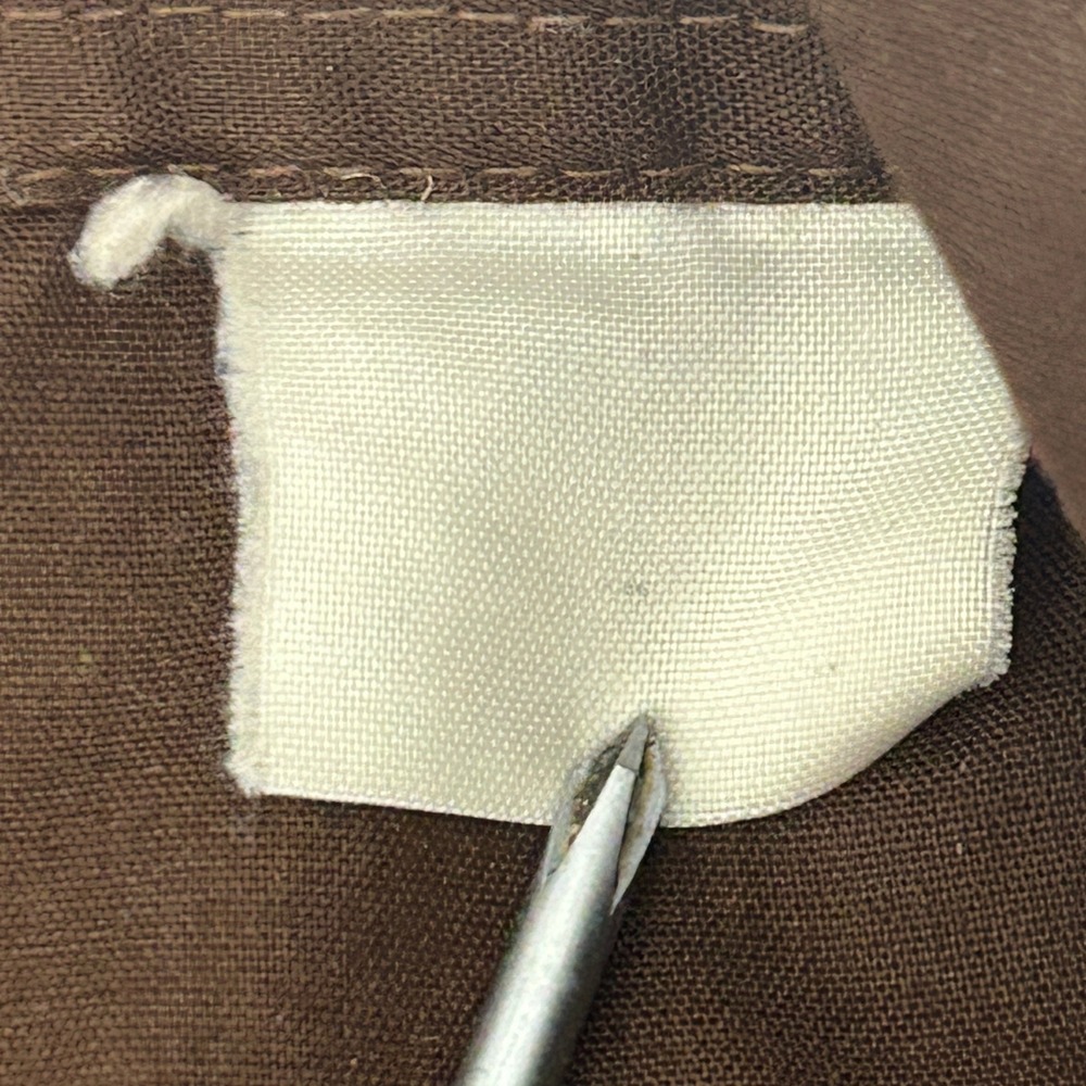 Montgomery Ward Western Shirt Mens L Brown Pearl Snap Smile Pocket Vintage 70s - Picture 6 of 11